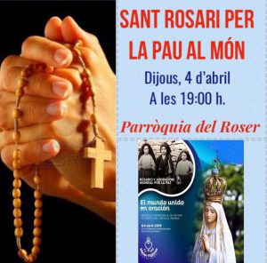 Rosari per la pau @ Parròquia El Roser